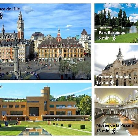 Appartamento Barbieux , Au Pied Du Metro Roubaix Esterno foto